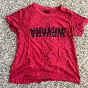 Zadig & Voltaire red Nirvana t-shirt